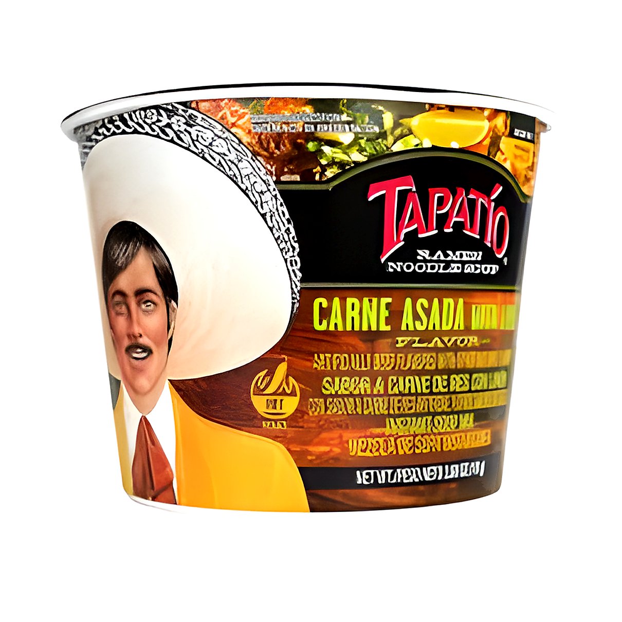 Tapatio Ramen Noodle Soup - Carne Asada with Lime - processed