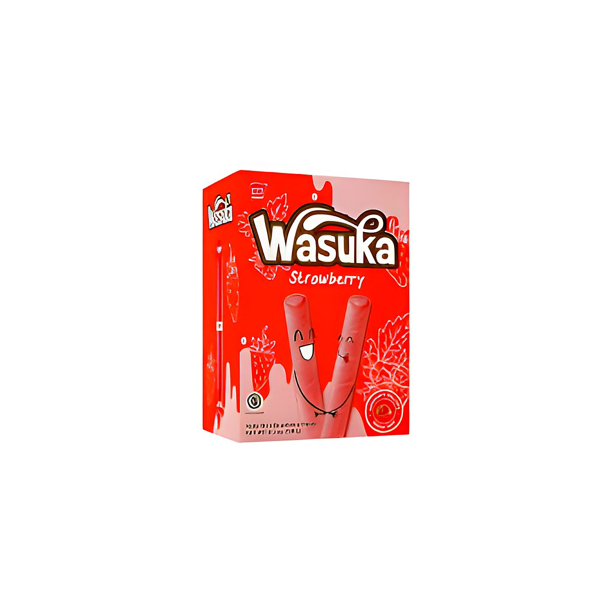 Wasuka Strawberry Wafer Rolls - processed