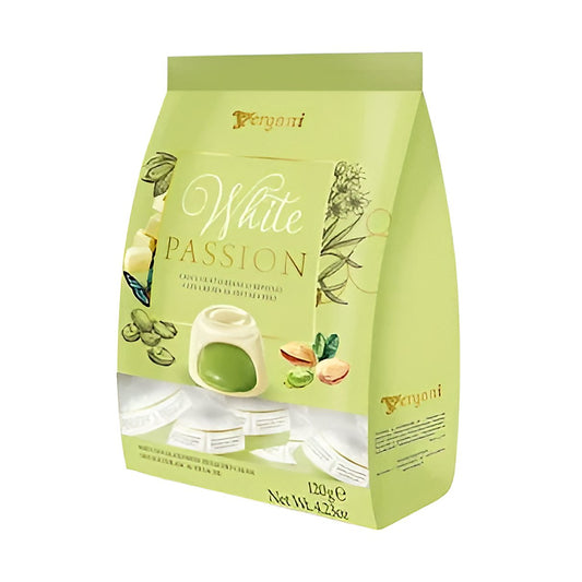 Vergani White Passion Pistachio - processed