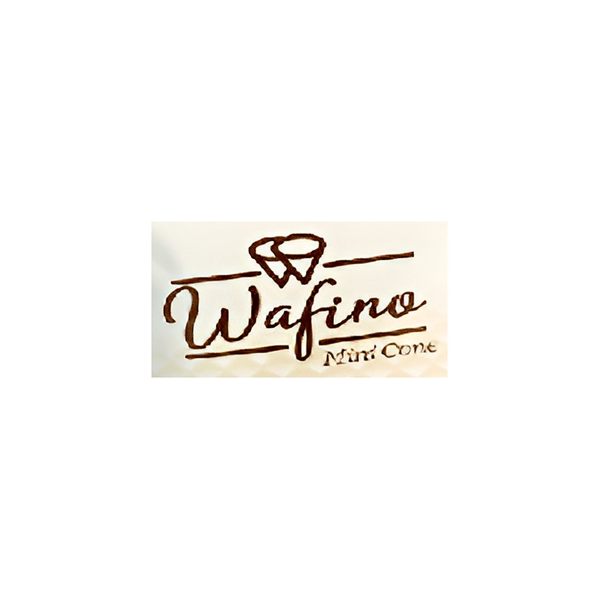 Wafino Mini Cone Hazelnut Cream - processed