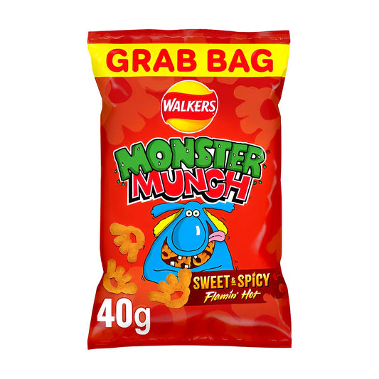 Walkers Monster Munch Sweet & Spicy - processed