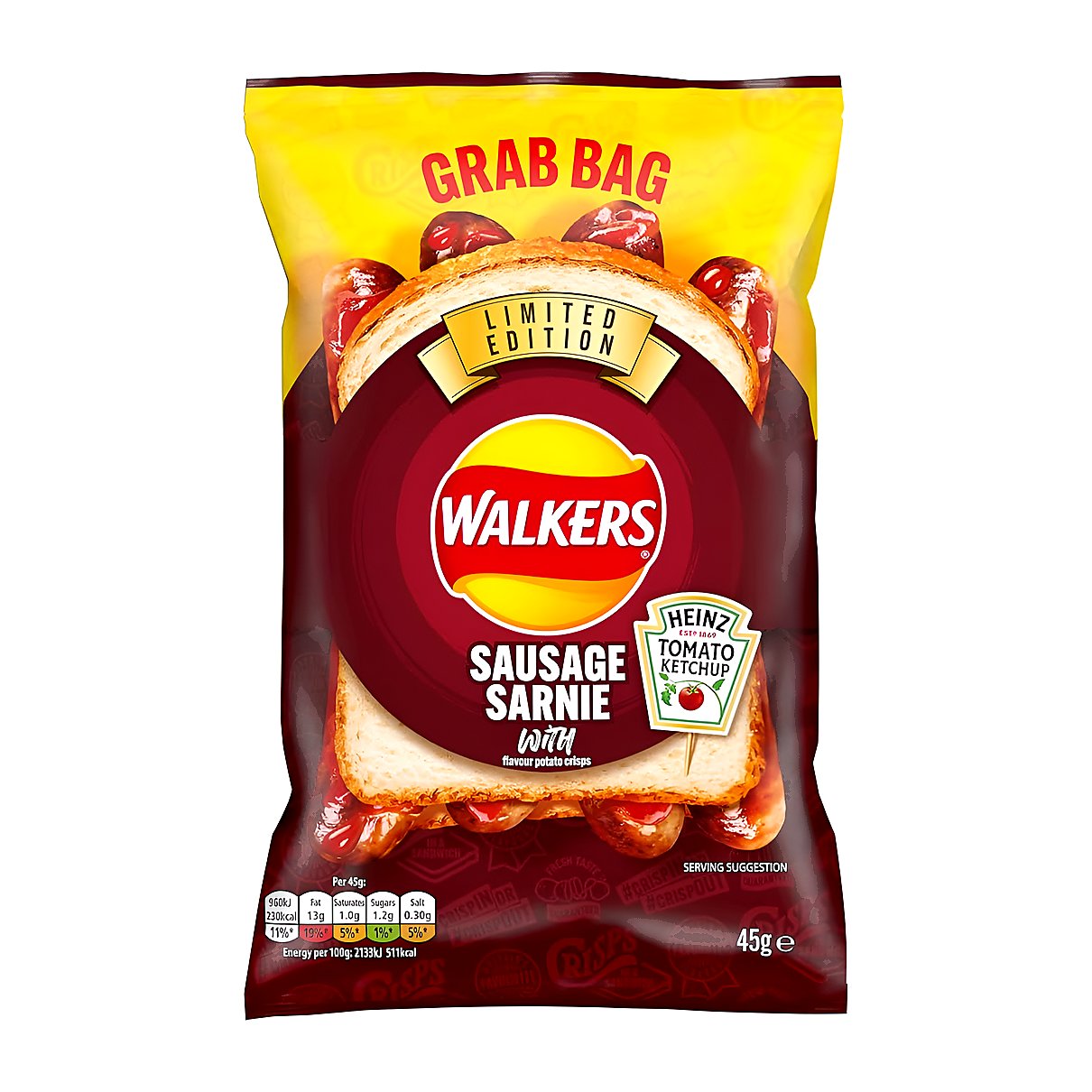 Walkers Sausage Sarnie - processed