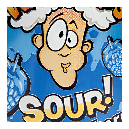 Warheads Blue Raspberry Soda - processed
