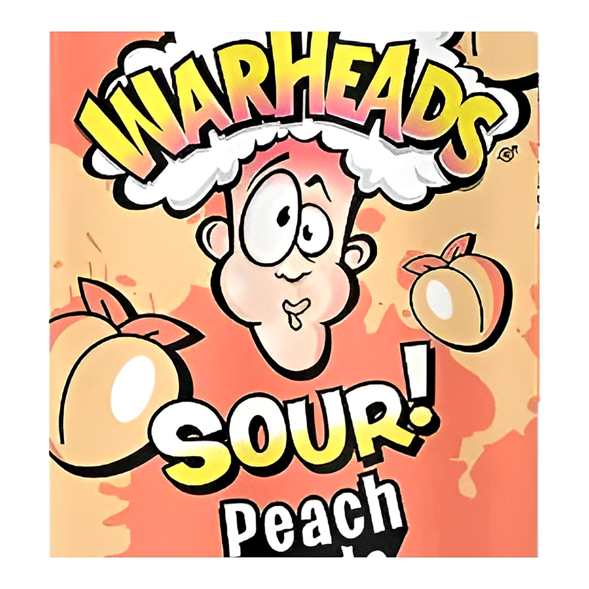 Warheads Peach Soda - processed