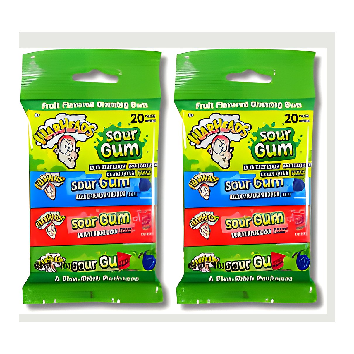 Warheads Sour Gum - processed