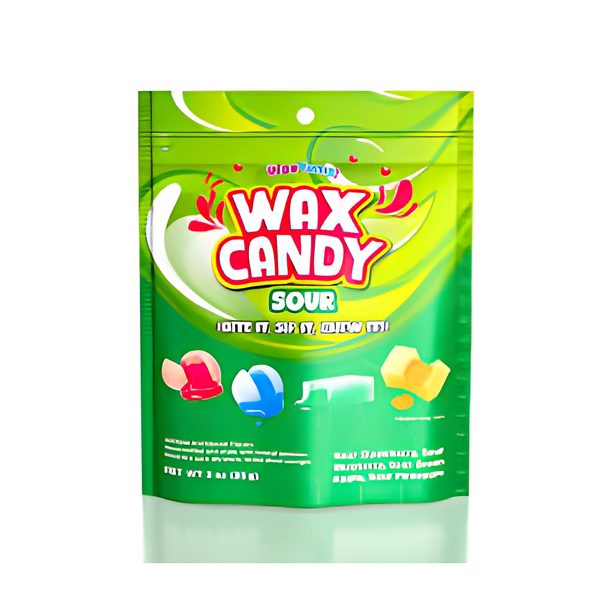 WaxYums Wax Candy Sour - processed