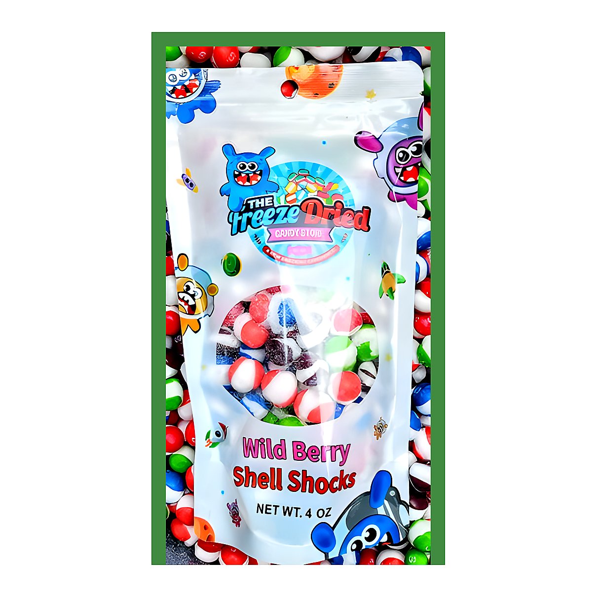 Freeze Dried Wild Berry Shell Shocks - processed