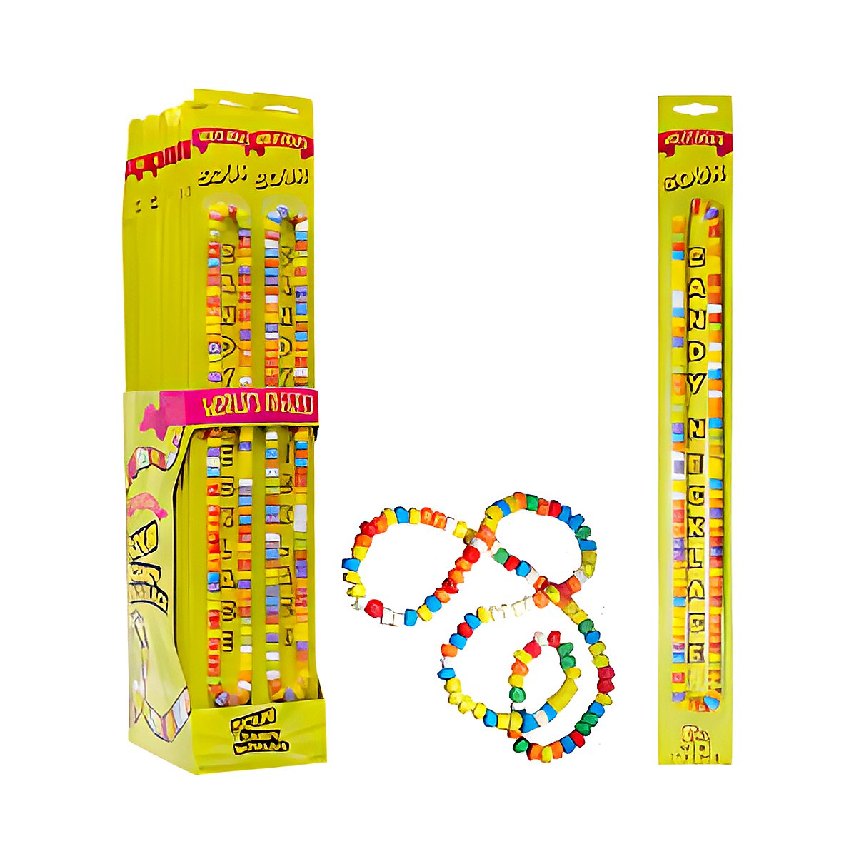 Worlds Biggest Sour Candy Necklace - processed