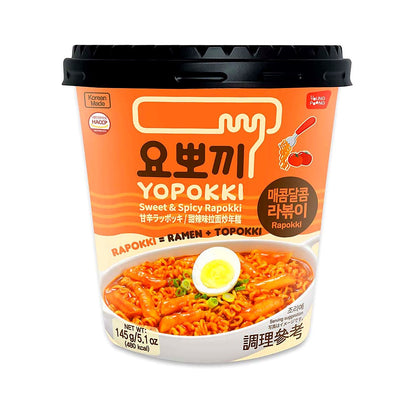 Yopokki Sweet And Spicy Cup Rapokki - processed